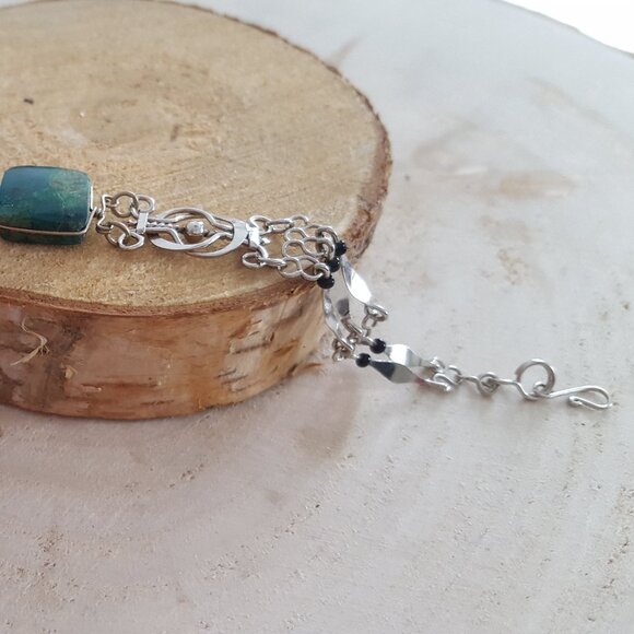 Turquoise Bohemian Style Bracelet - Picture 5 of 7